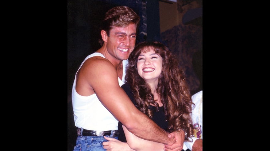 Thalía y Fernando Colunga protagonizaron en 1995 'María, la del barrio'.