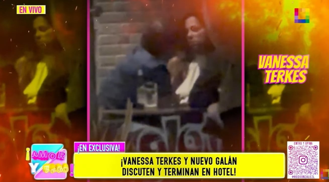 Vanessa Terkes es captada con presunto galán.