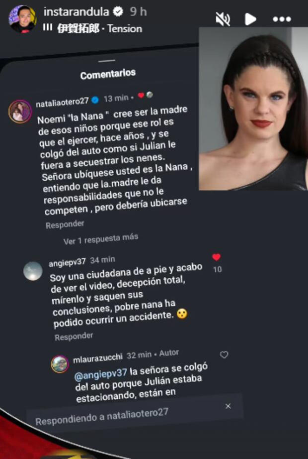 Natalia Otero critica a nana de Yiddá Eslava