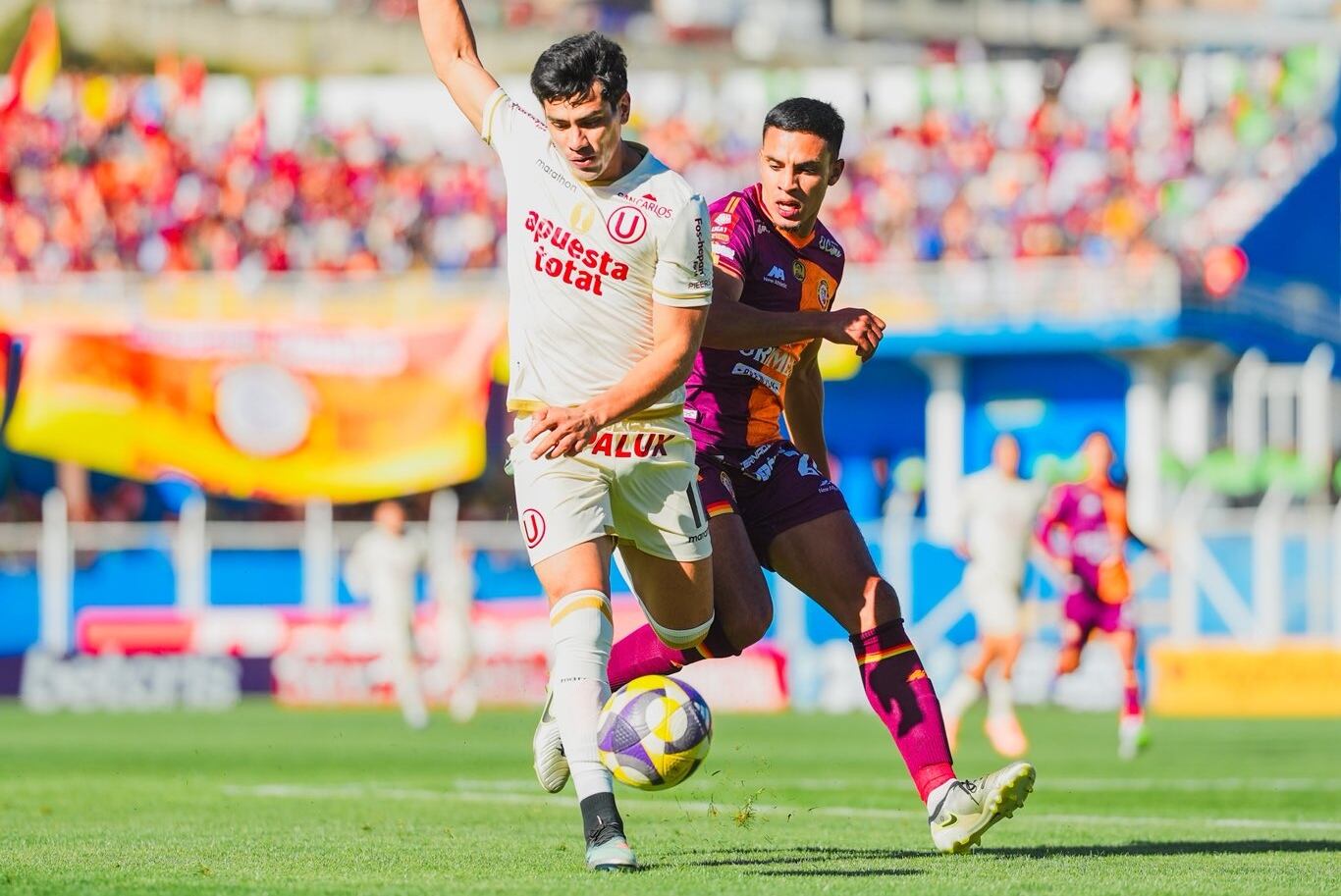 Los Chankas vs. Universitario en el cierre del Torneo Clausura. (Foto: Liga 1)