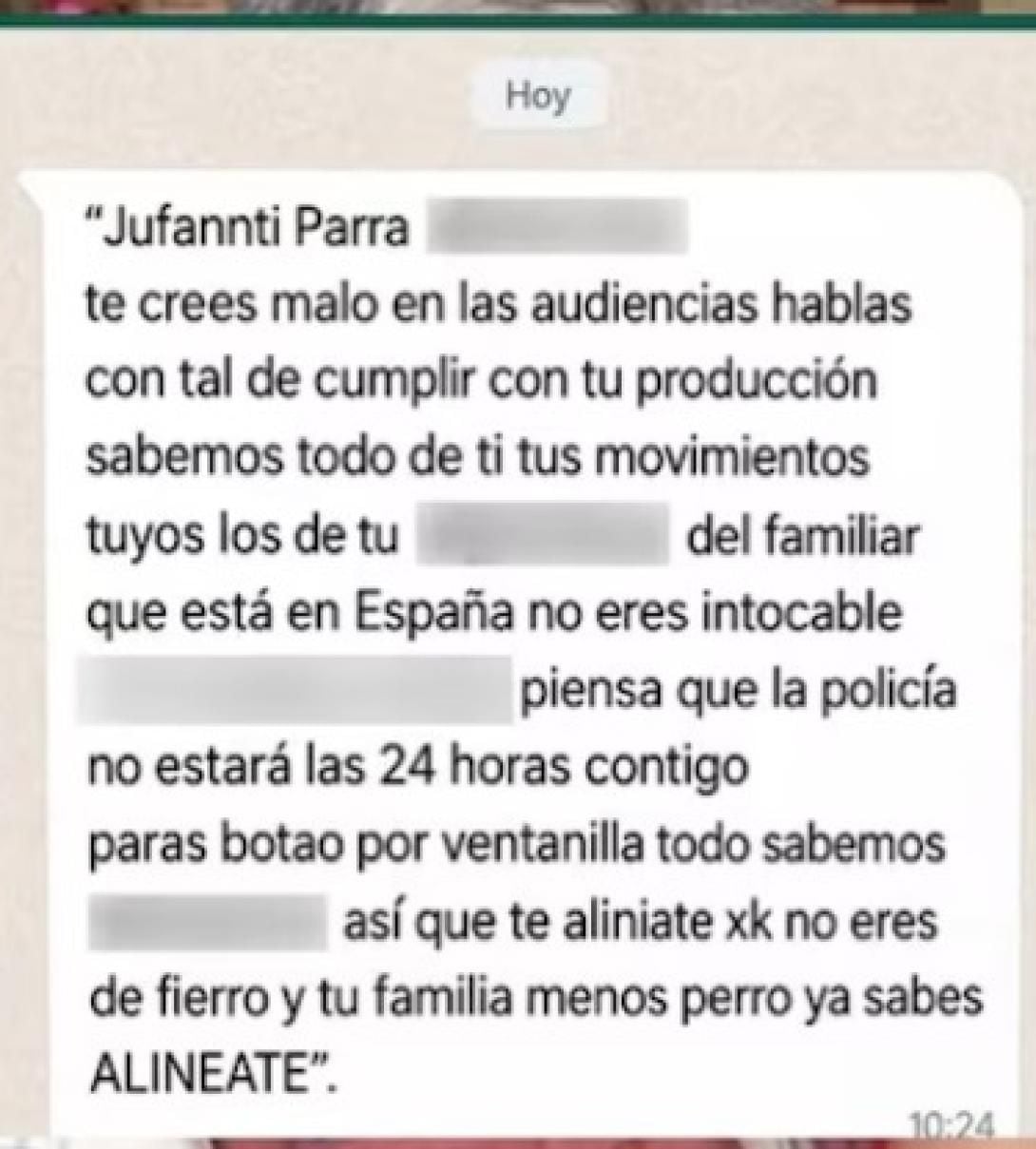 Amenaza de muerte a fiscal