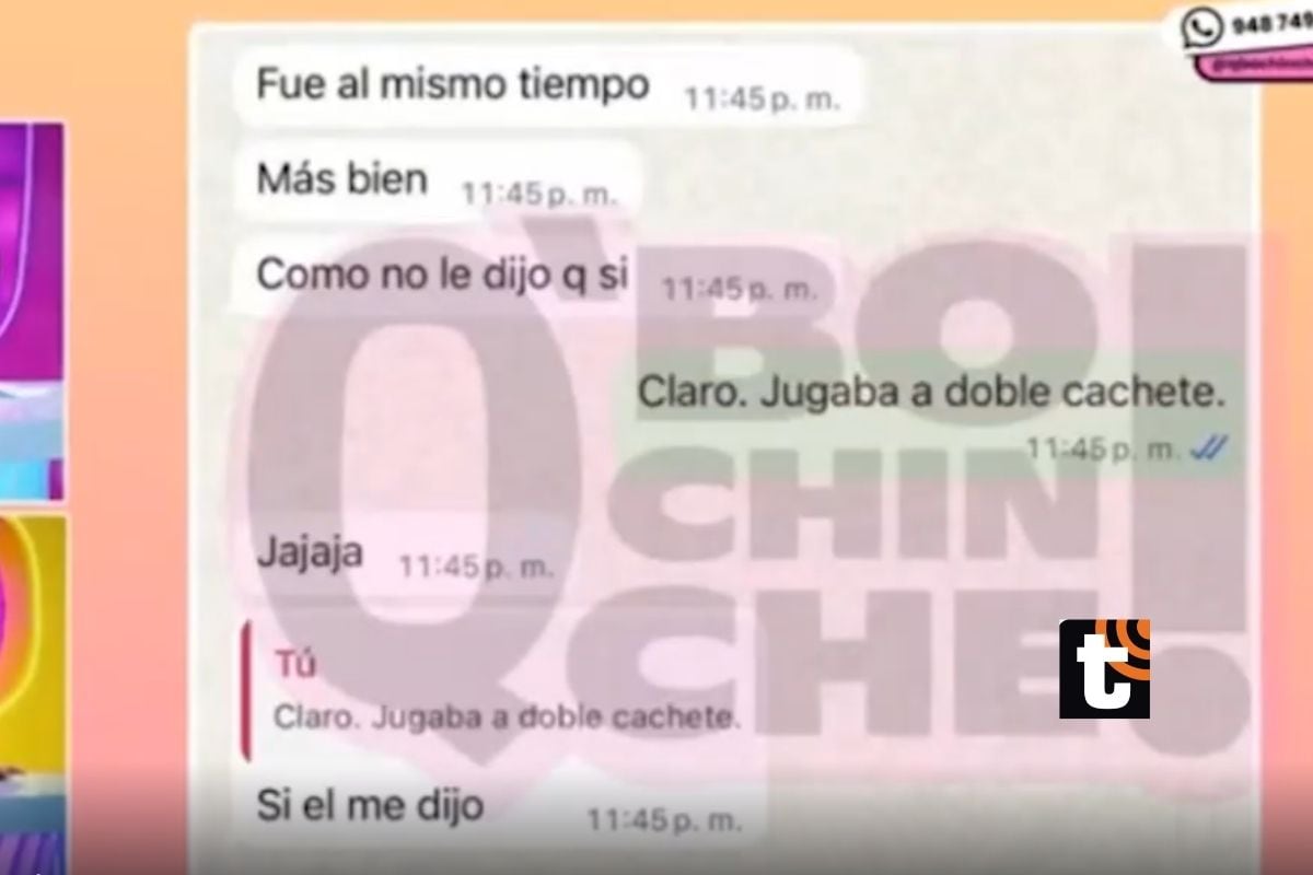 Chat de Ric La Torre con Pamela Franco.