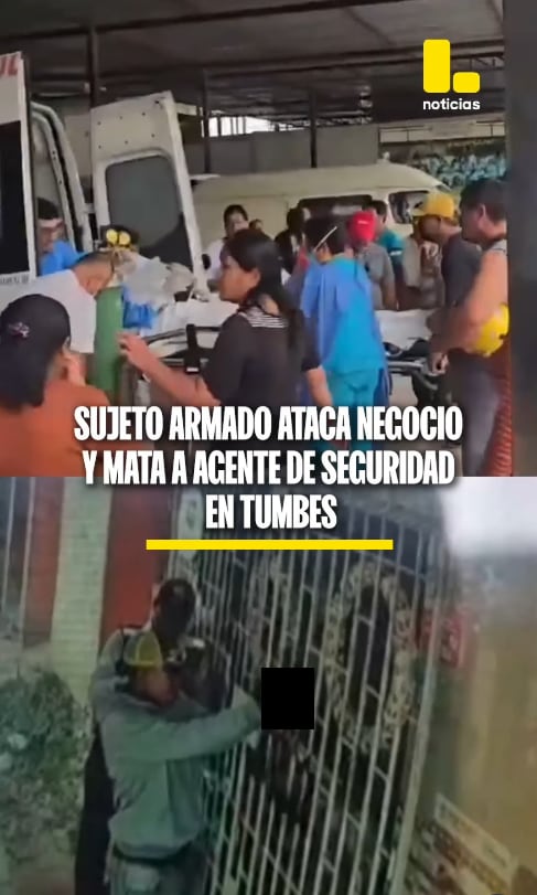 Sicario mató a quemarropa a agente de seguridad y dejó herido a empresario.