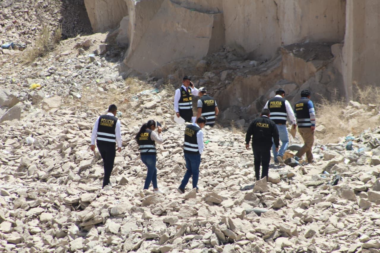 Hallan cuerpo de joven desaparecido en Arequipa. Foto: GEC.