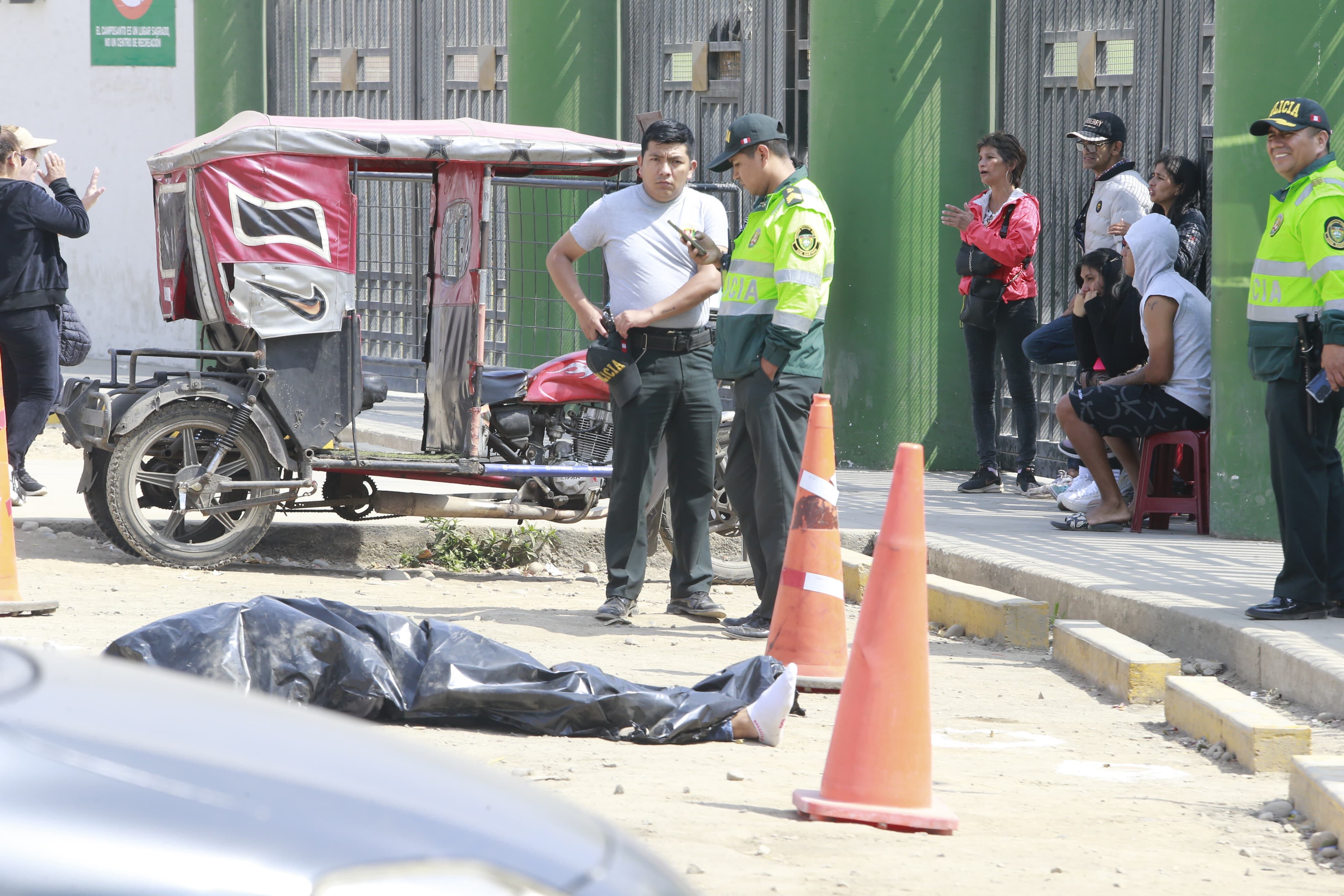 Terrible crimen en El Agustino. (Allen Quintana /@gec)