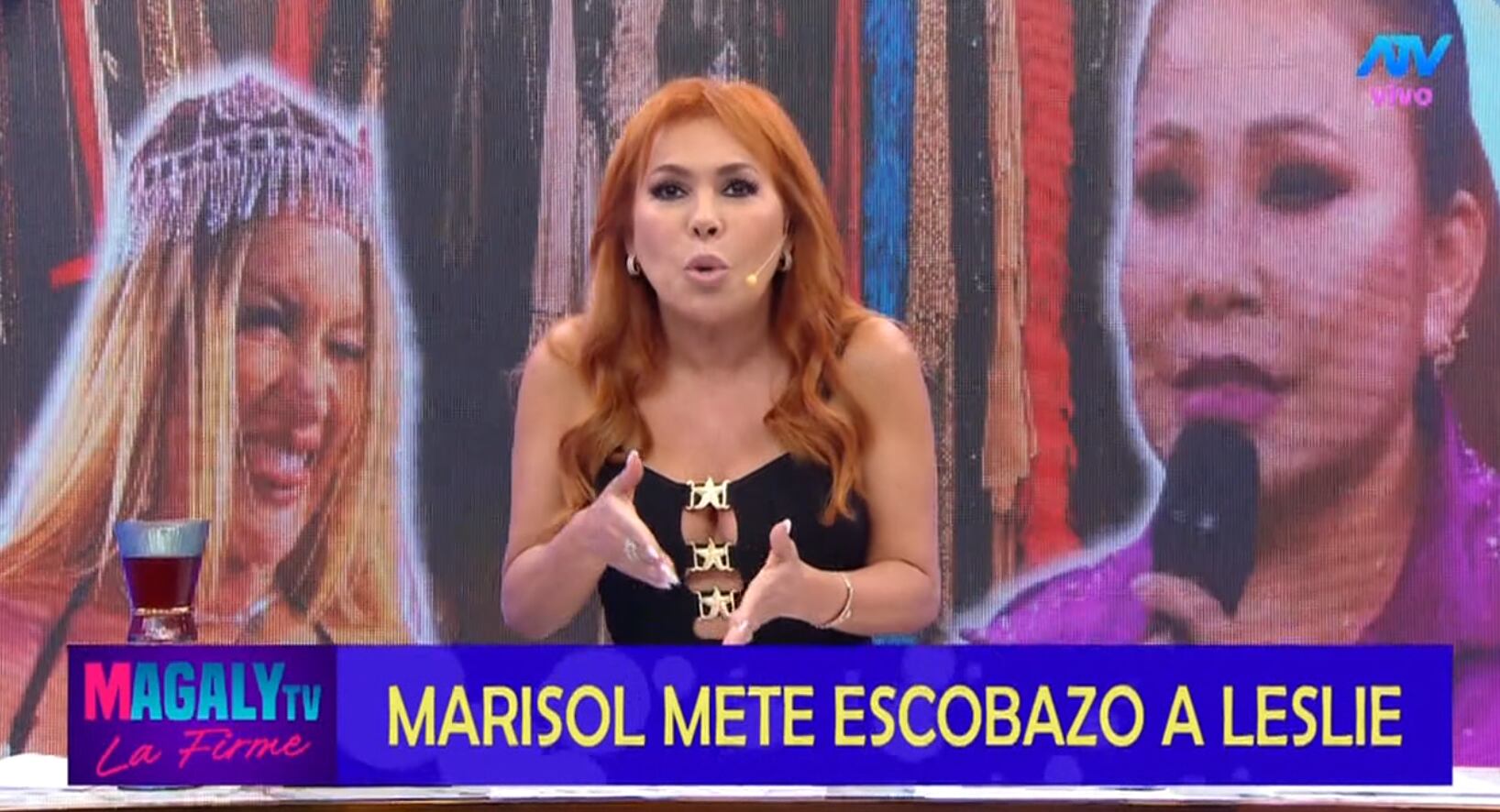 Magaly chanca a Marisol por no haber tenido el fuerte carácter que hoy tiene contra Leslie Shaw, cuando hablaba con Christian Cueva.