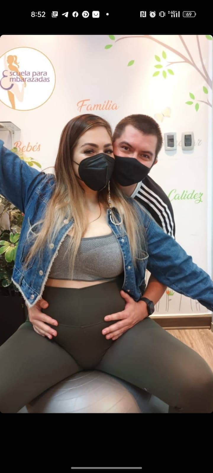 Gabriela junto a su pareja Ramiro (Foto: Instagram)