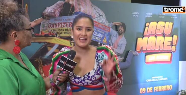 La actriz Mayella Lloclla. (Foto: Trome).