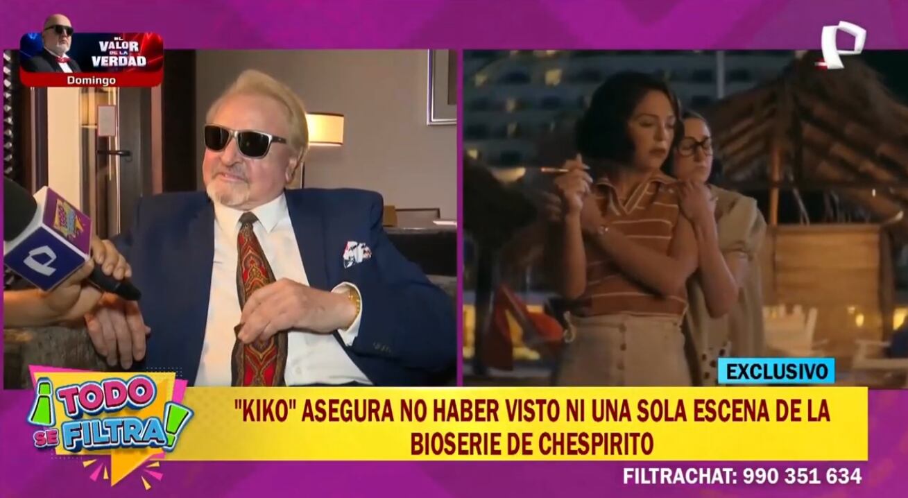Carlos Villagrán dice no haber visto 'Chespirito: sin querer queriendo'.