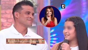 Hija de Domínguez y Melanie deja en shock al insinuar que contará su verdad en el programa de Magaly al cumplir 18: “Me faltan 5 meses”