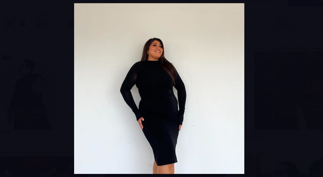 Nayaj Gámez, tiene 32 años, estudió Ingeniería Ambiental y es una modelo de talla grande que está dispuesta a desafiar los estándares de belleza de la industria.