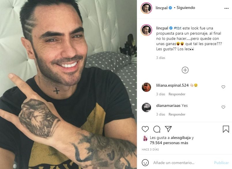 Lincoln Palomeque pasó el casting para ser 'Charly Flow y este fue su personificación (Foto: Instagram: Lincpal)