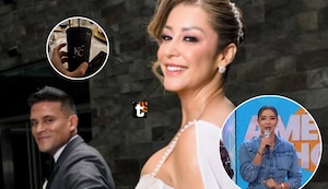 ¿Se burló? Xiomy minimiza el recuerdo de la boda de Karla y Domínguez: “Es como un vasito del cine”