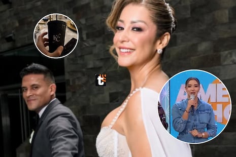 ¿Se burló? Xiomy minimiza el recuerdo de la boda de Karla y Domínguez: “Es como un vasito del cine”