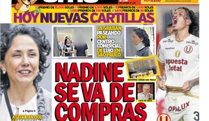 NADINE SE VA DE COMPRAS A BRASIL