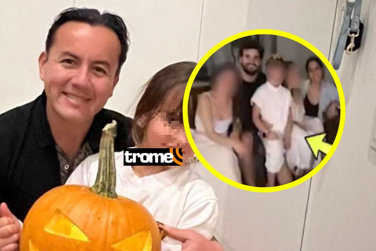 Richard Acuña le reclamó a Camila Ganoza que deje que su hija se siente en las piernas de su nueva pareja. (Foto: Composición)