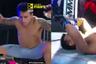 ¡Insólito! Luchador ecuatoriano se lesiona saltando a la jaula antes de pelear