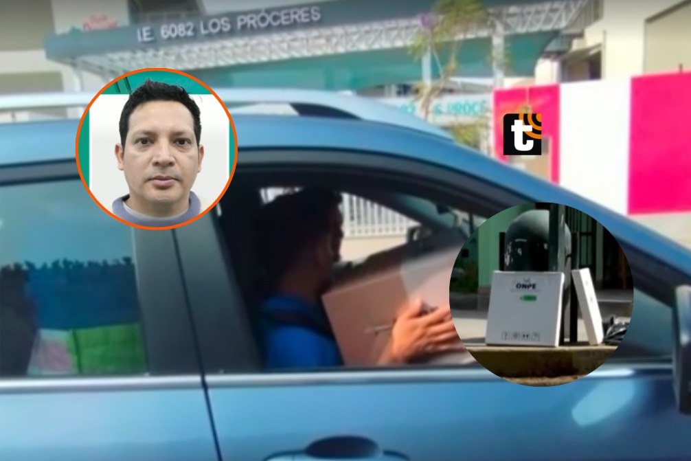 Revelan la identidad de taxista en cuyo carro trasladaron material electoral del ONPE.