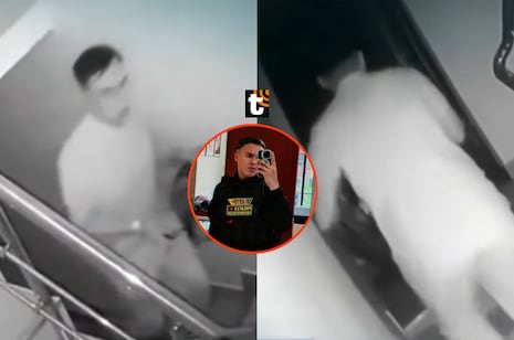 Imágenes de los últimos minutos con vida del policía que murió en extrañas circunstancias en Trujillo
