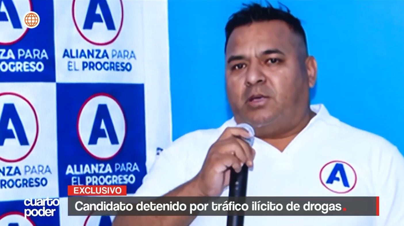 El candidato de Alianza Para el Progreso a la alcaldía de Culebras, Miguel Ángel Bernal Baltodano, fue detenido por presunto tráfico ilícito de ketamina desde Holanda. Foto: Cuarto Poder