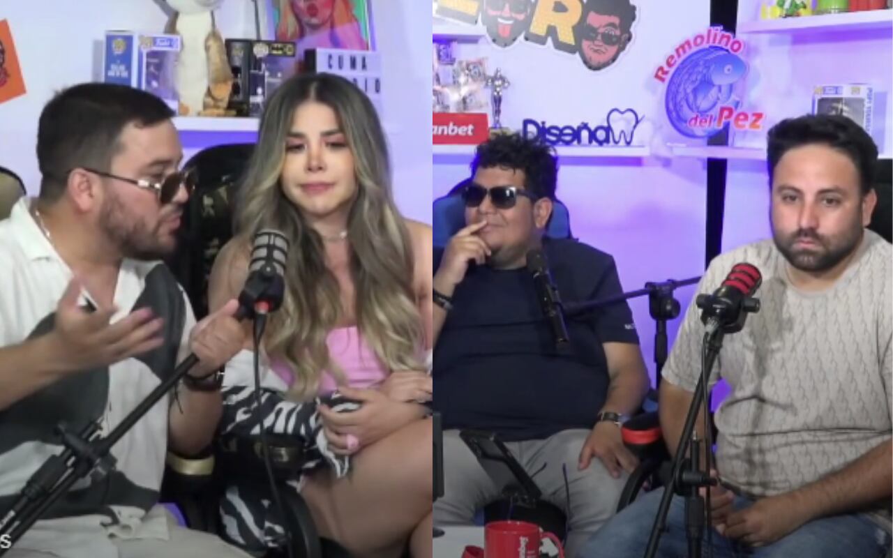 Gabriela Serpa lloró en vivo tras comentarios polémicos de reporteros de Magaly Medina | Foto: Puro Floro (Captura) / Composición EC