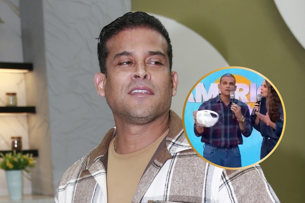 Christian Domínguez aparece con la cabeza completamente rapada EN VIVO