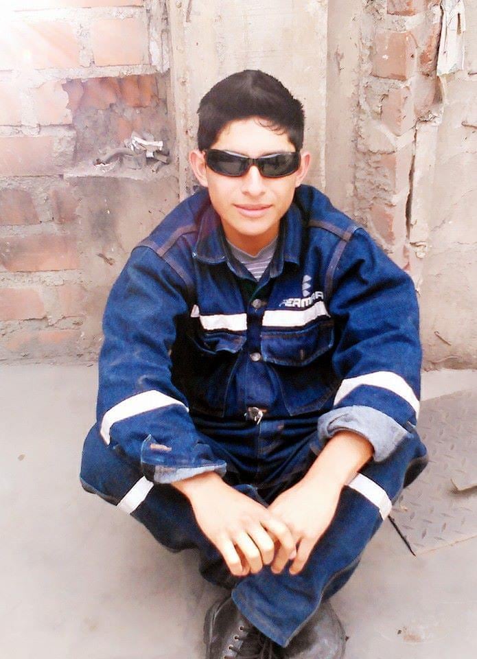 'La Milechi' es soldador de profesión. (Archivo personal)