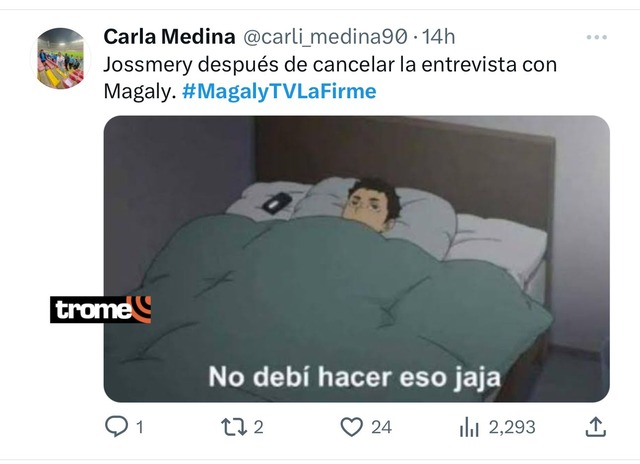 Paolo Hurtando en entrevista con Magaly Medina sobre Jossmery Toledo