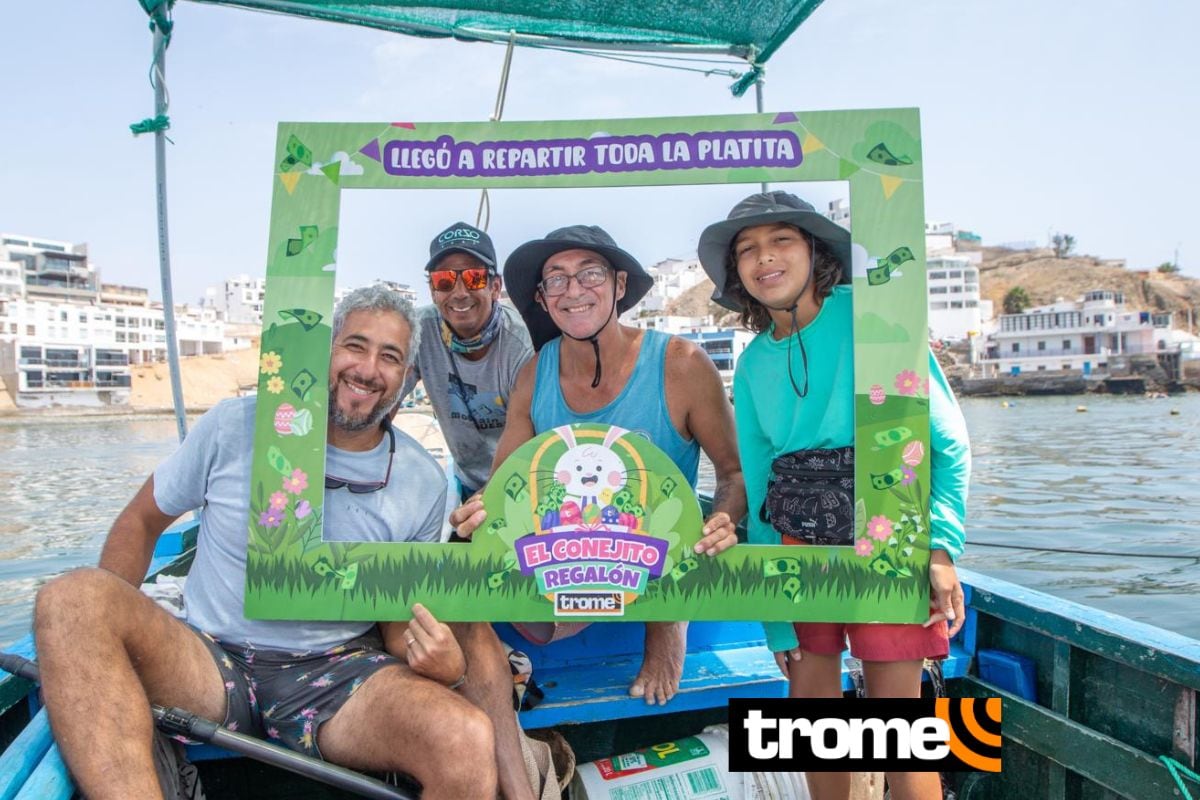 Sanbartolinos se apuntaron con la promoción de 'El Conejito Regalón'. Foto: Fernando Sangama/Trome.