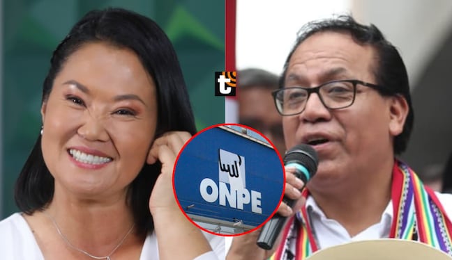 La Oficina Nacional de Procesos Electorales presentó el primer conteo rápido a las 9:00 p.m. entre Keiko Fujimori y Roberto Sánchez