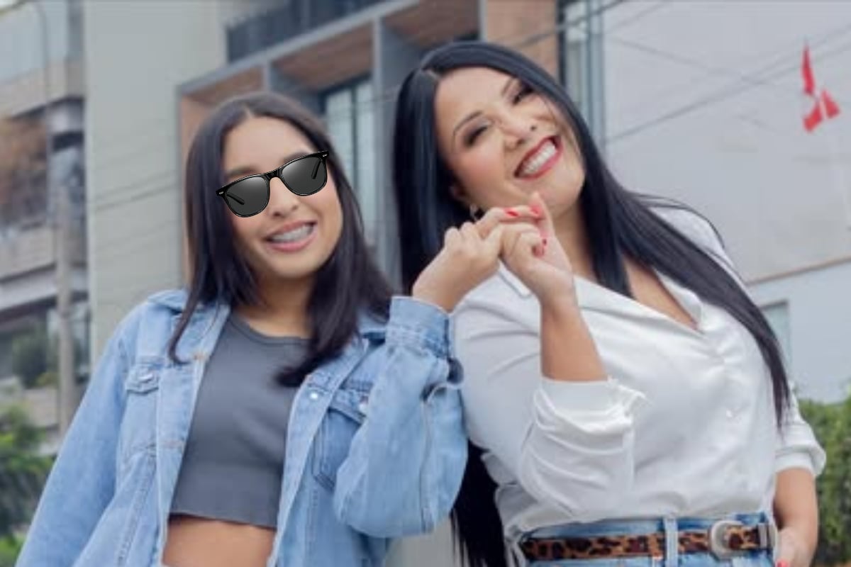 Tula Rodríguez y su hija con Javier Carmona