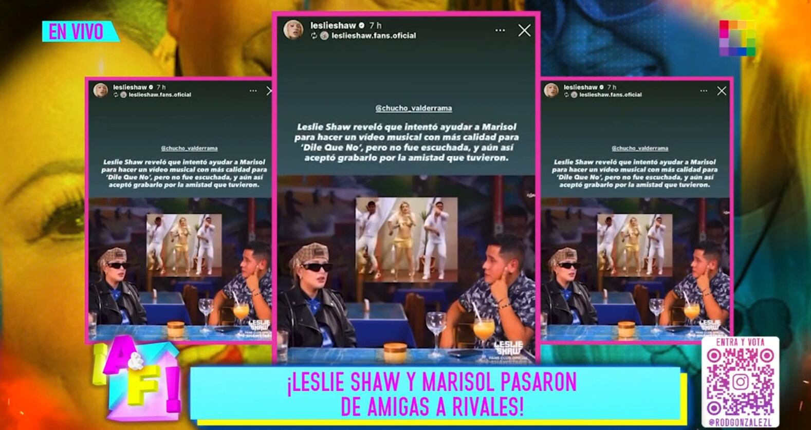 Leslie Shaw destruye videoclip de Marisol del tema 'Dile que no' y dice que es el peor que grabó.