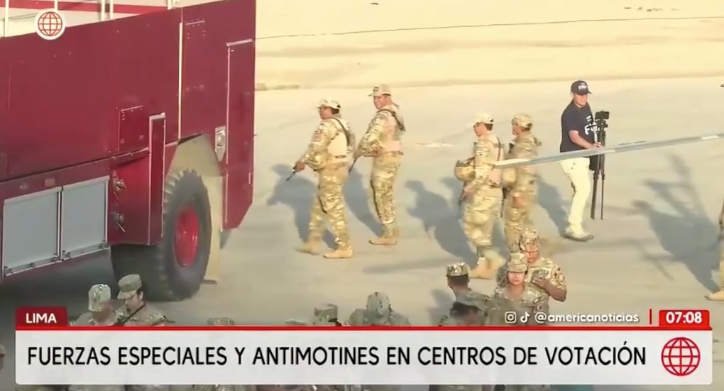 Más de 1700 integrantes de la FAP brindarán seguridad en locales de votación en cuatro distritos.