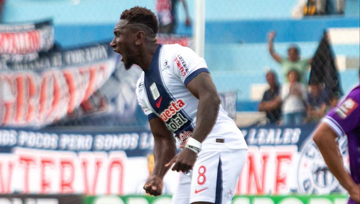 Eryc Castillo marcó doblete en el empate de Alianza Lima y Comerciantes Unidos. (Fotos: 📸 @iteasport_/ Liga 1)