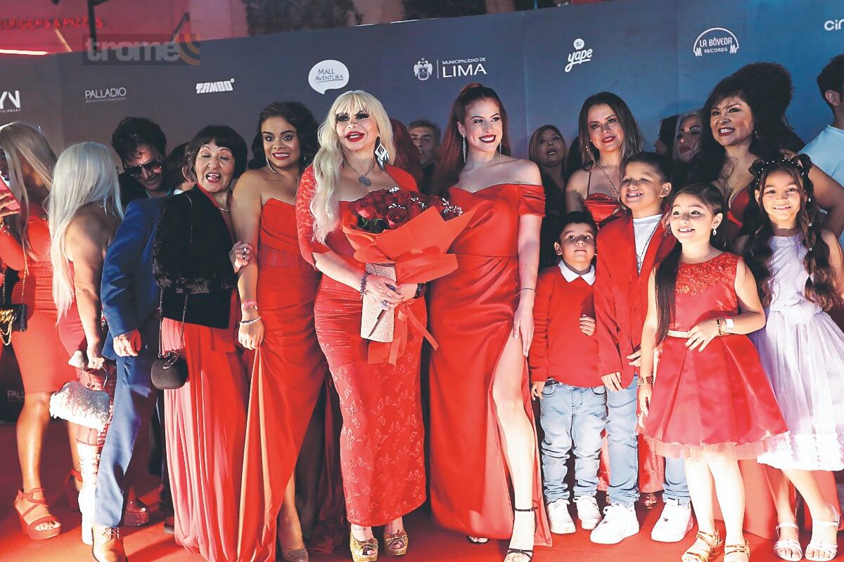 Susy Díaz en la alfombra roja de su película.