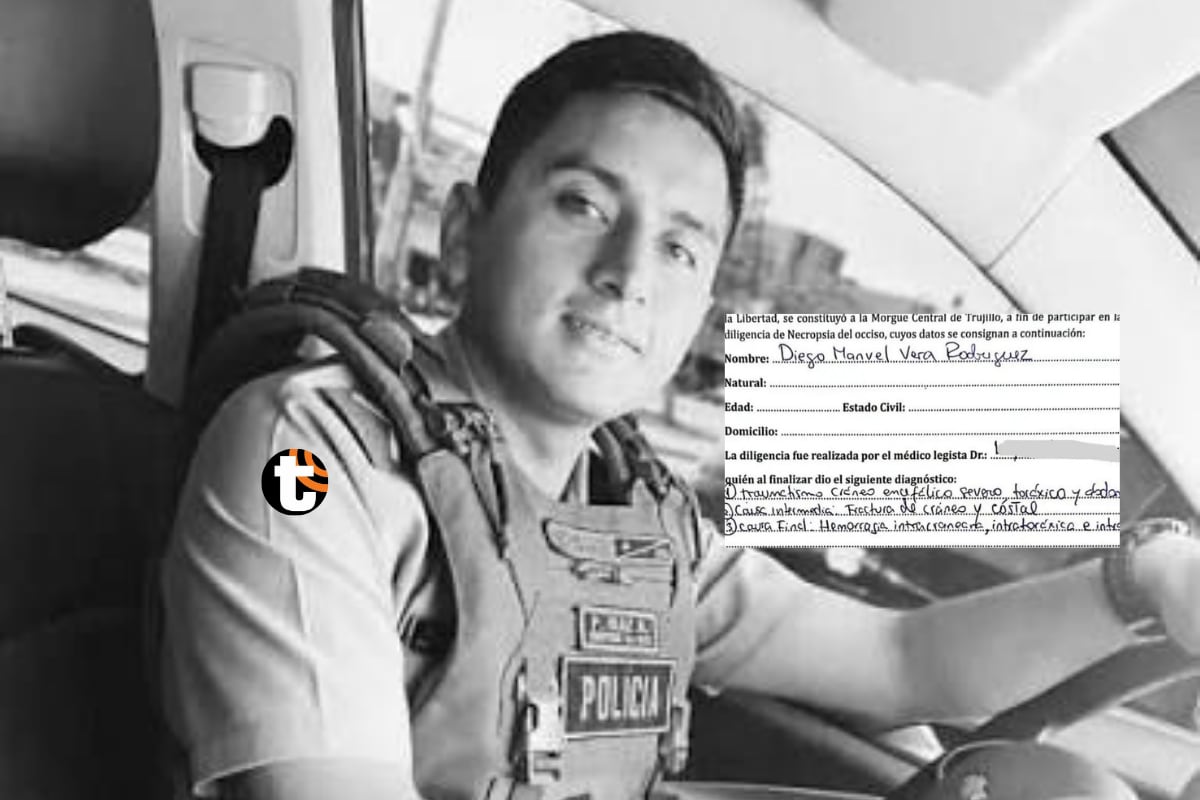 ¡Necropsia descarta asesinato! Versión oficial dice que policía murió tras caer de inmueble en Trujillo