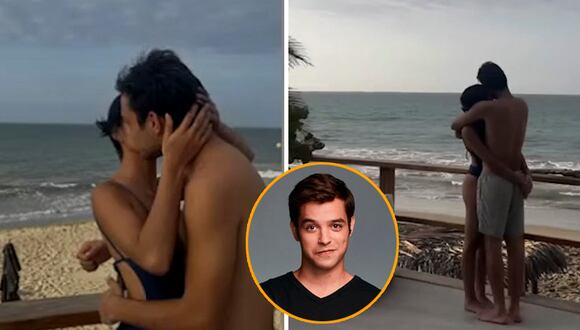 Franco Pennano, actor de ‘AFHS’, se luce junto a su novia en la playa