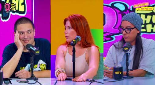 Milena Zárate reaccionó con temor durante sismo de 6.1 que la agarró en plena transmisión en vivo de "Q'Bochinche".