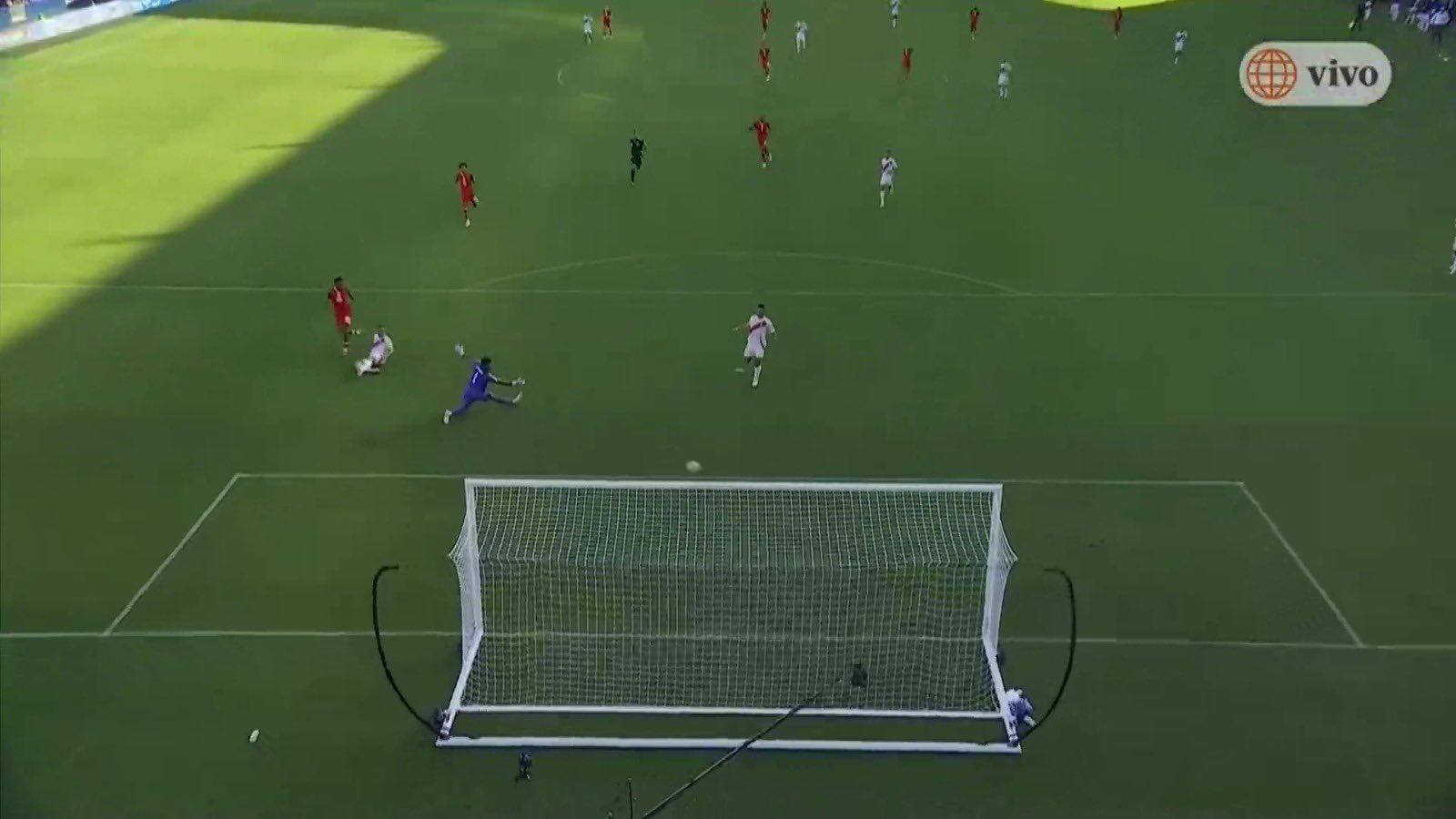 Gol de Canadá ante Perú por la Copa América