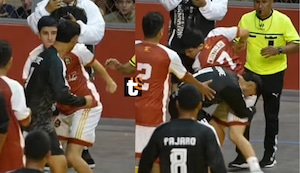 Cristorata se trenza a golpes con el influencer ‘Jeque árabe’ en partido de fulbito en Chiclayo