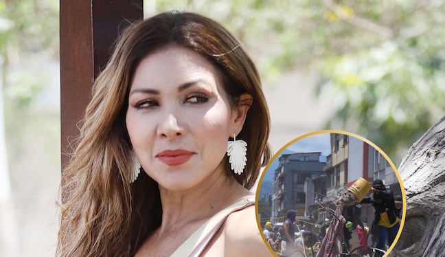 Lucecita Ceballos nerviosa tras terremoto en Colombia