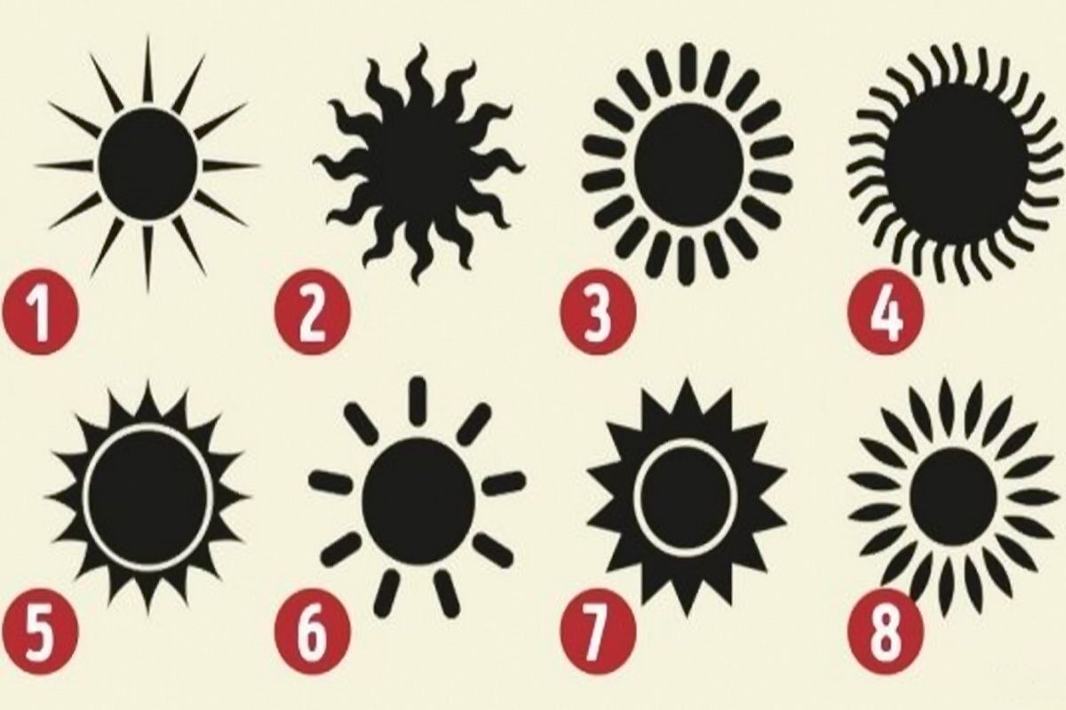 Elige uno de los 8 soles de esta imagen para revelarte aspectos inéditos sobre tu forma de ser. (Foto: genial.guru)