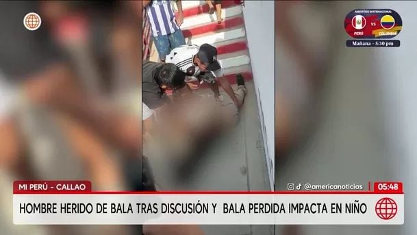 Balacera en Mi Perú deja a hombre crítico y niño herido. Foto: América Noticias