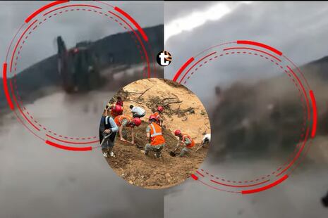 ¡Tragedia en Chanchamayo! Derrumbe en cerro sepulta a maquinista y a otras dos personas | VIDEO
