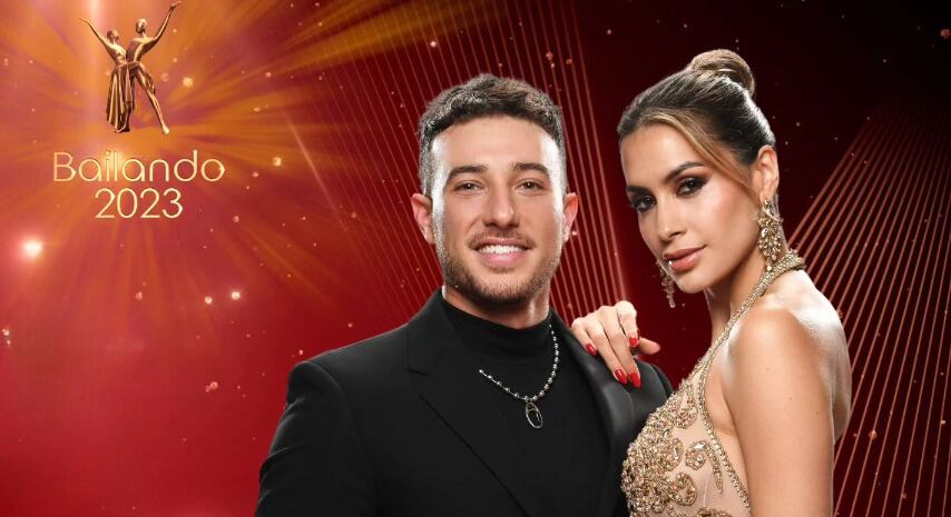 Martín Salwe y Milett Figueroa en el Bailando 2023 (Foto: Instagram).