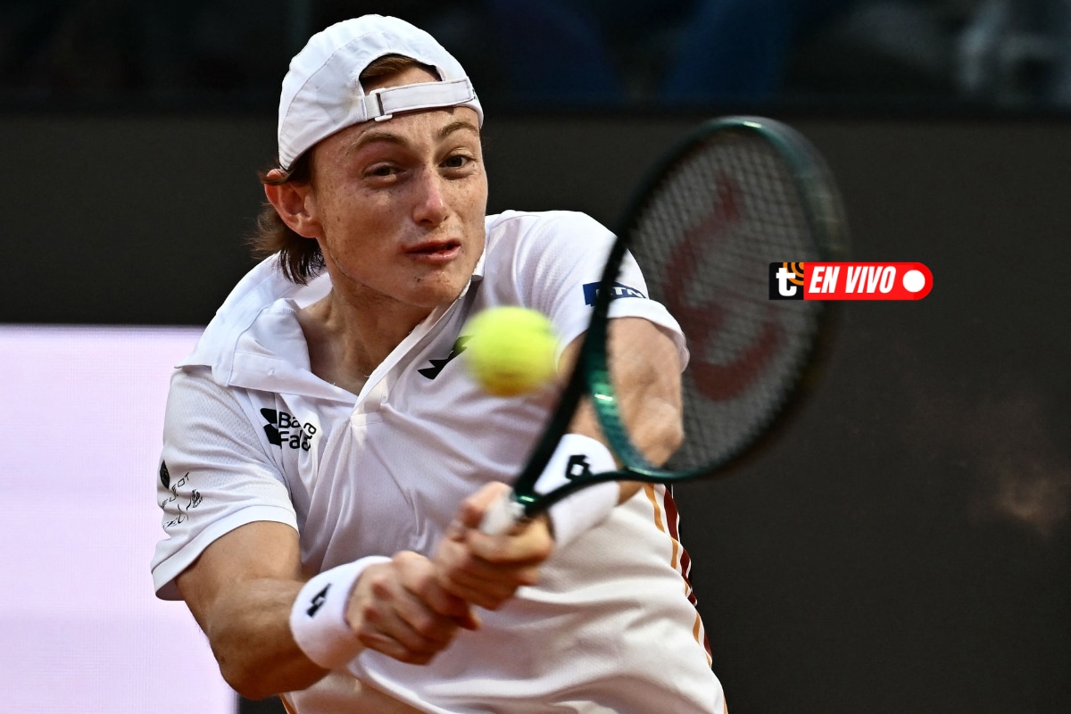 Ignacio Buse vs. Tommy Paul en la final del ATP 500 de Hamburgo (Agencias)