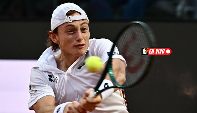 Ignacio Buse vs. Tommy Paul en la final del ATP 500 de Hamburgo (Agencias)