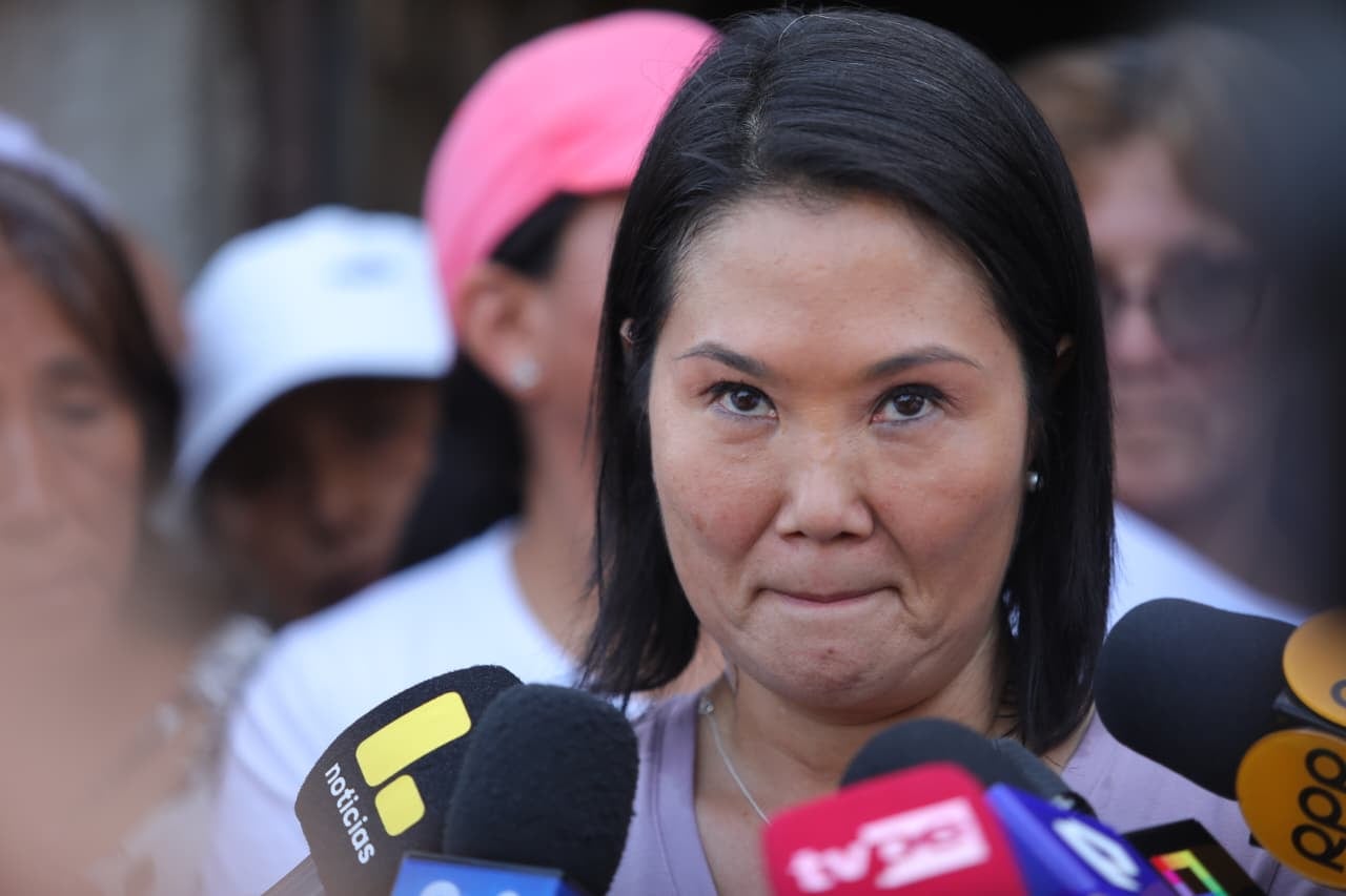 Keiko Fujimori, lideresa de Fuerza Popular, es una de las candidatas que estaría en la segunda vuelta.