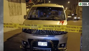 DOBLE CRIMEN en SJL: Delincuentes asesinan a pareja de esposos colectiveros en su miniván | VIDEO