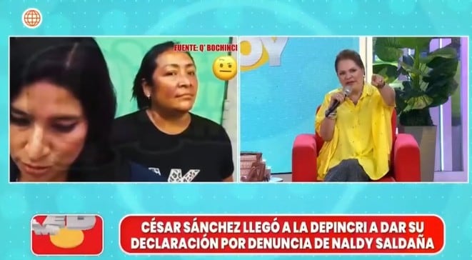 Rosario Sasieta pide denunciar a las dos mujeres.